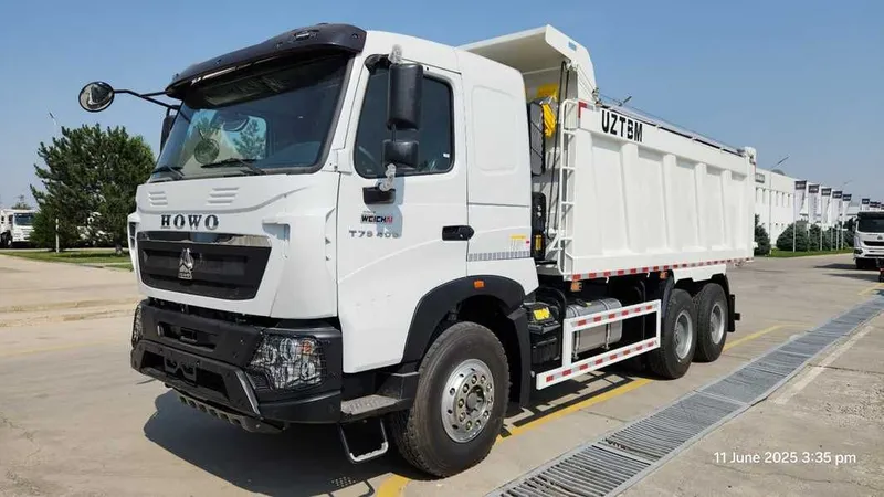 Автосамосвал Howo-T7S 6x4 - 25 т / 20 куб.м ZZ3257V414HB1 в наличии — фото 5 Автосамосвал Howo-T7S 6x4 - 25 т / 20 куб.м ZZ3257V414HB1 в наличии — фото 5