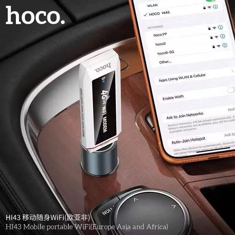 4G LTE Wi-Fi модем роутер Hoco HI43 | Wi-Fi 6 | USB модем 150 Мбит/с — фото 1