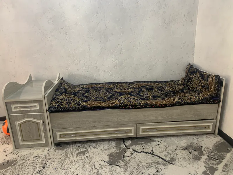 Bolalar xonasi uchun 2-in-1 shkaf va krovat — фото 1