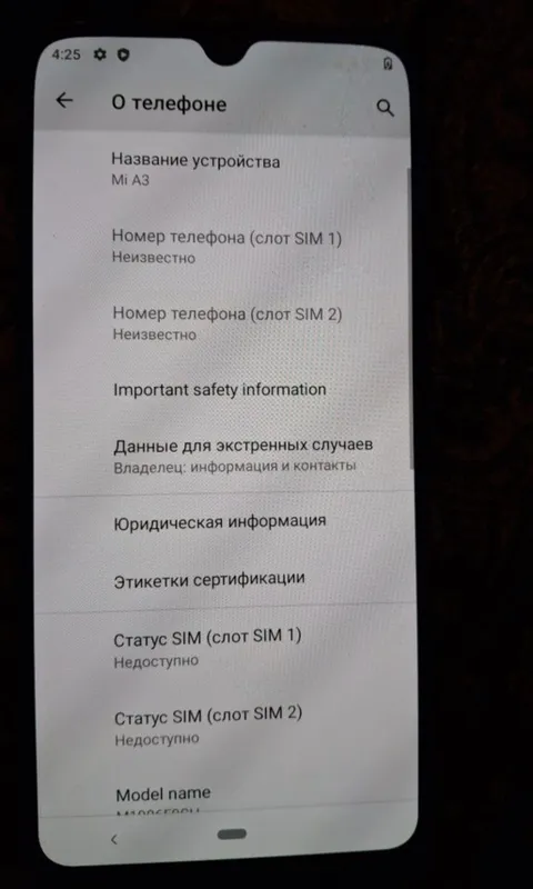 Mi A3 mobil telefon 2