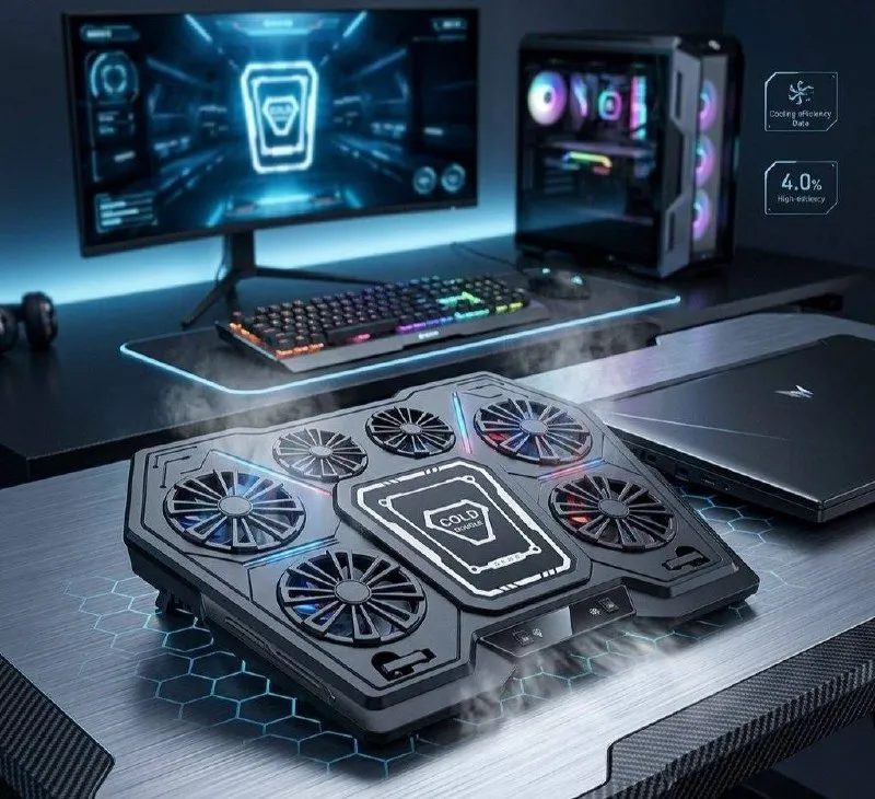 RGB yoritgichli D13 noutbuk uchun sovituvchi taglik 2