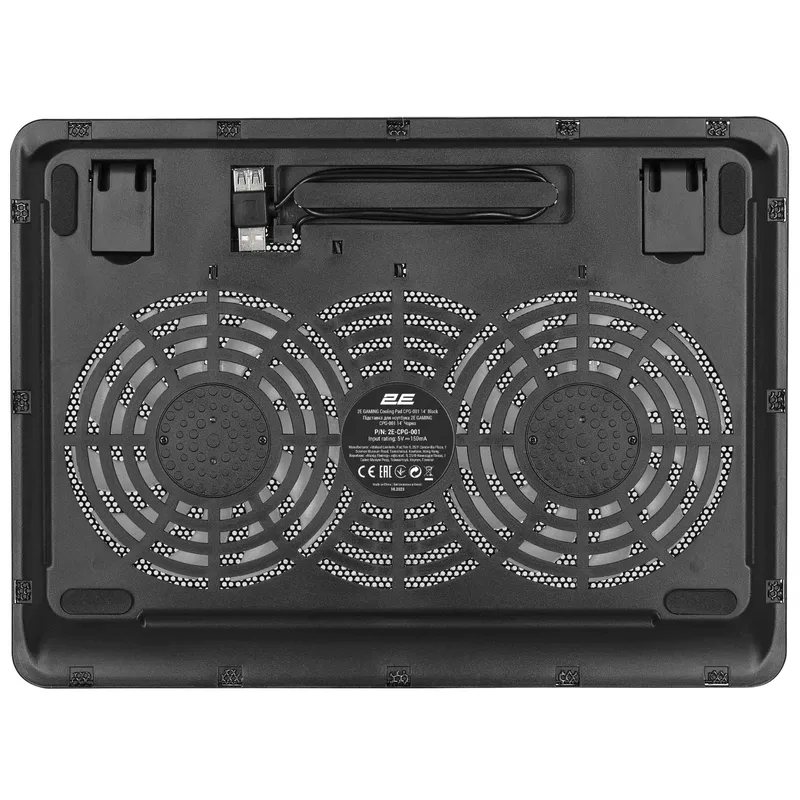 } Подставка для ноутбука 2E GAMING 2E-CPG-001 Black 5 } Подставка для ноутбука 2E GAMING 2E-CPG-001 Black 5