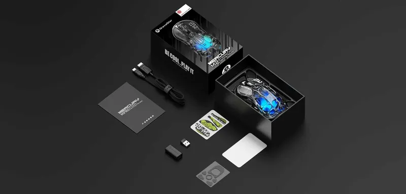 }Мышь GravaStar Mercury M2, BT/WL/USB-A, RGB, черный, 2 }Мышь GravaStar Mercury M2, BT/WL/USB-A, RGB, черный, 2