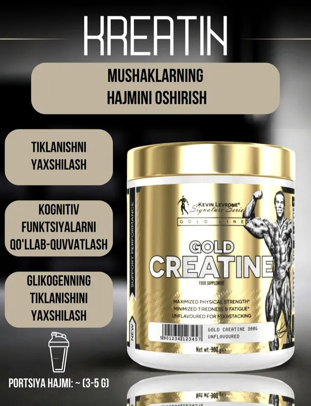 Sportchilar uchun sport ozuqasi Creatin sotiladi