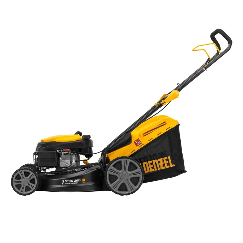 Газонокосилка бензиновая GLD-460, травосборник 50 л Denzel 3