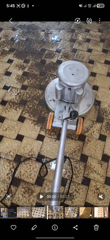 Чистка брусчатка и кафель
