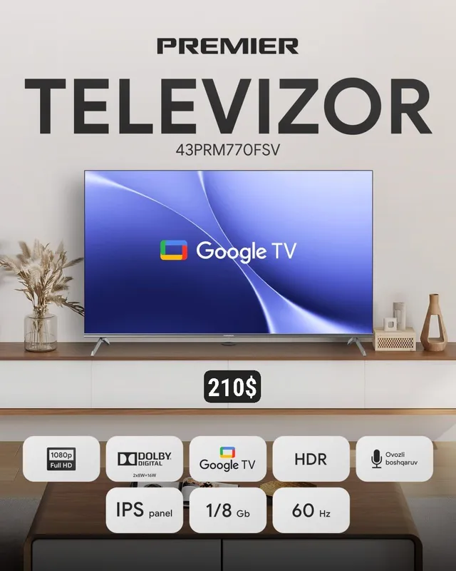 Televizor 43 smart FULLHD/PREMIER/GOOGLE TV Televizor 43 smart FULLHD/PREMIER/GOOGLE TV