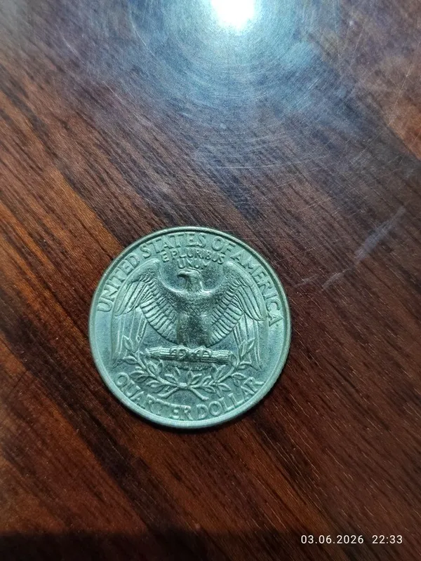 Монета США 25 центов 1996 года (Quarter Dollar) США — фото 1