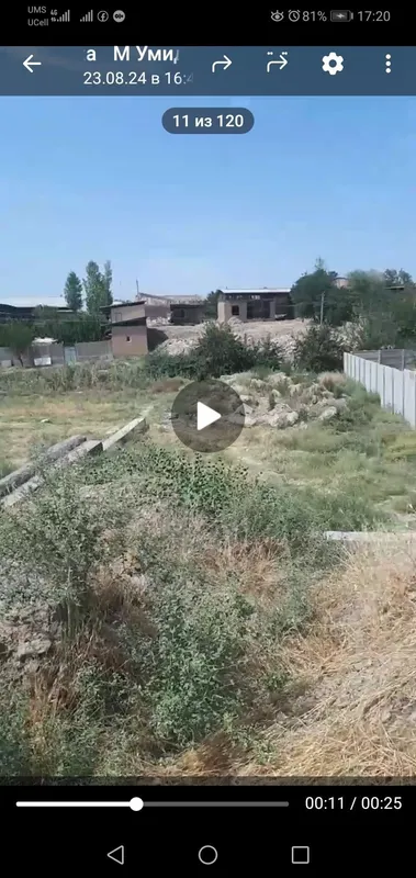 27000у.е Пабеда Ок Том 4 сотик Ер Зимля Олтин Тепа — фото 1