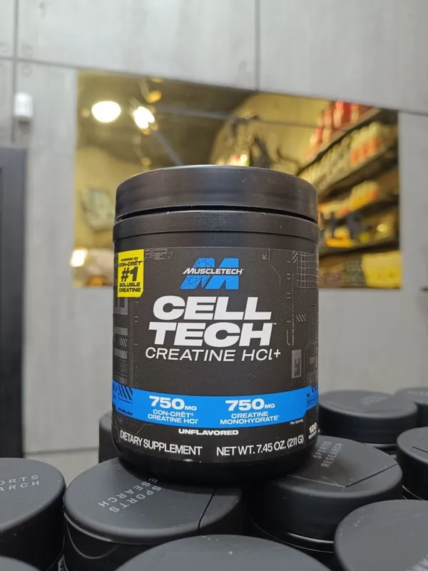 Muscletech cell tech creatine hydrochloride HCL+ 211 gramm unflavoured