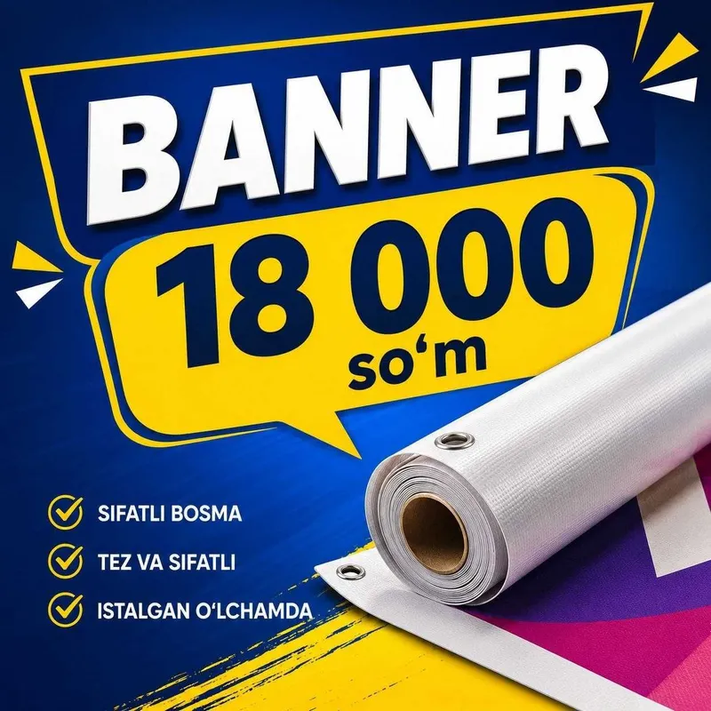 Banner va Tashqi Reklama Xizmati 1