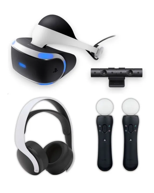 PlayStation VR (PS VR1) для PS4 + Camera + 2 Move + Pulse 3D