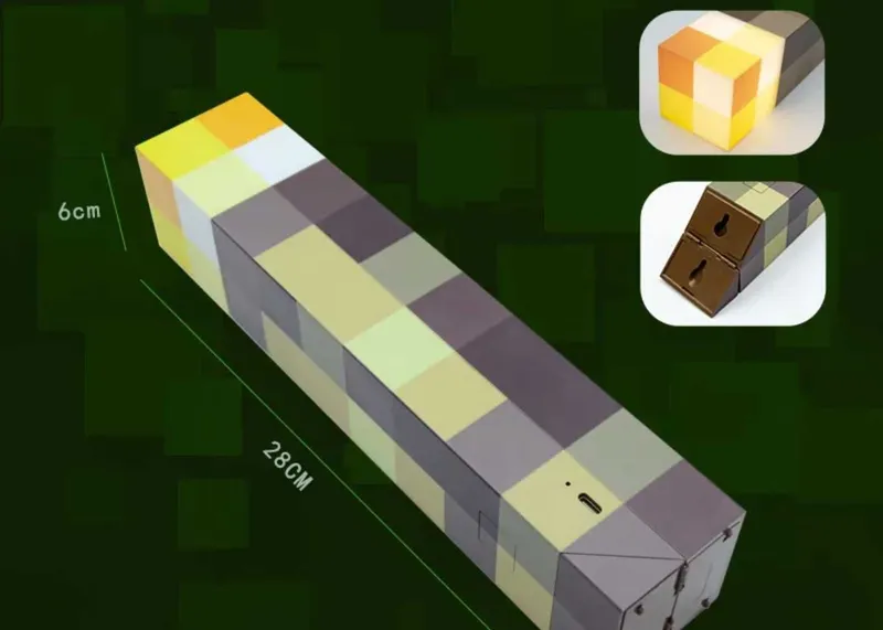 Minecraft лампа ночник — фото 4