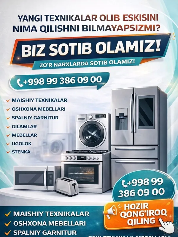 Eski ishlatilgan mebravoy texnikalar olamiz