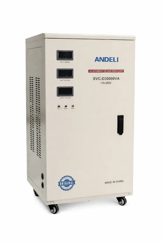Stabilizator Andeli 30 kva. Стабилизатор напряжения 30 КВА
