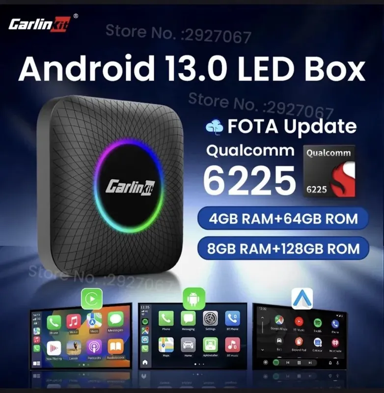 CARLINKIT TBOX Ambient модель: CPC200-TBOX 8GB / 128GB новый