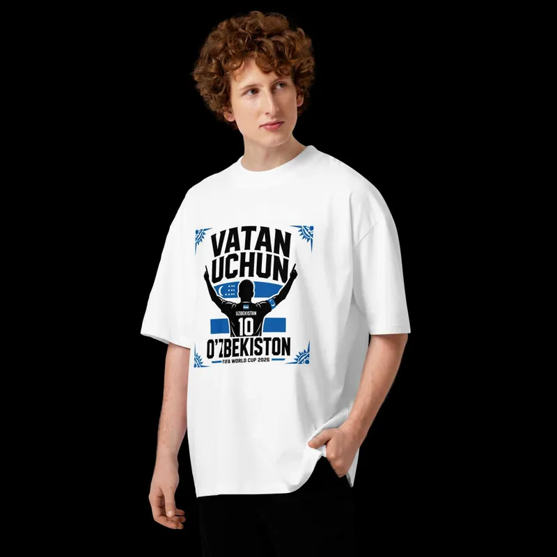 VATAN UCHUN O'ZBEKISTON — Premium Oversized Futbolka
