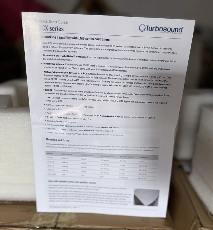 Акустическая система 2-полосная пассивная. Turbosound — фото 4