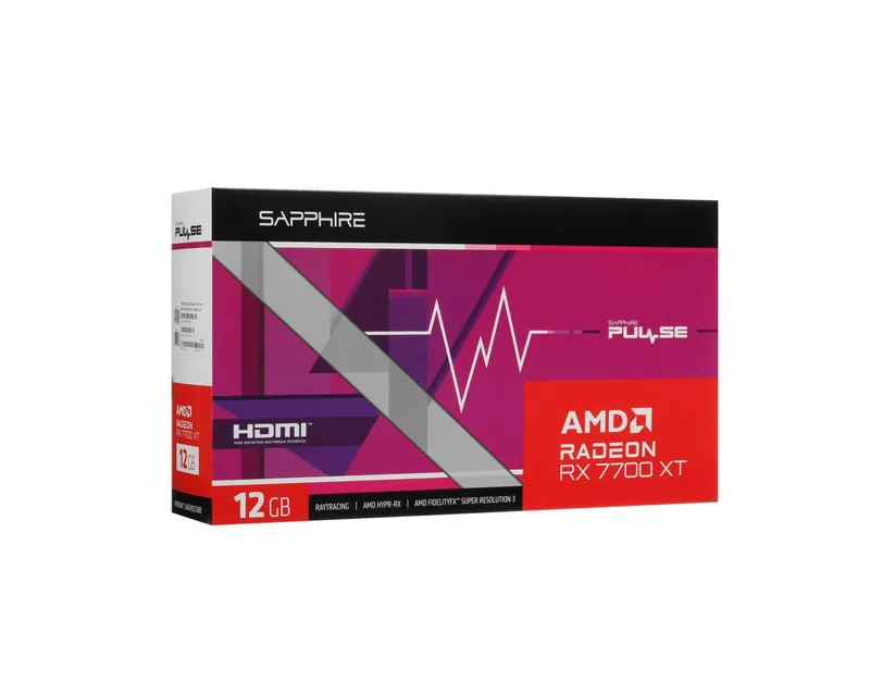 - Видеокарта Sapphire Pulse AMD Radeon RX 7700 XT GAMING 12GB GDDR6 4 - Видеокарта Sapphire Pulse AMD Radeon RX 7700 XT GAMING 12GB GDDR6 4
