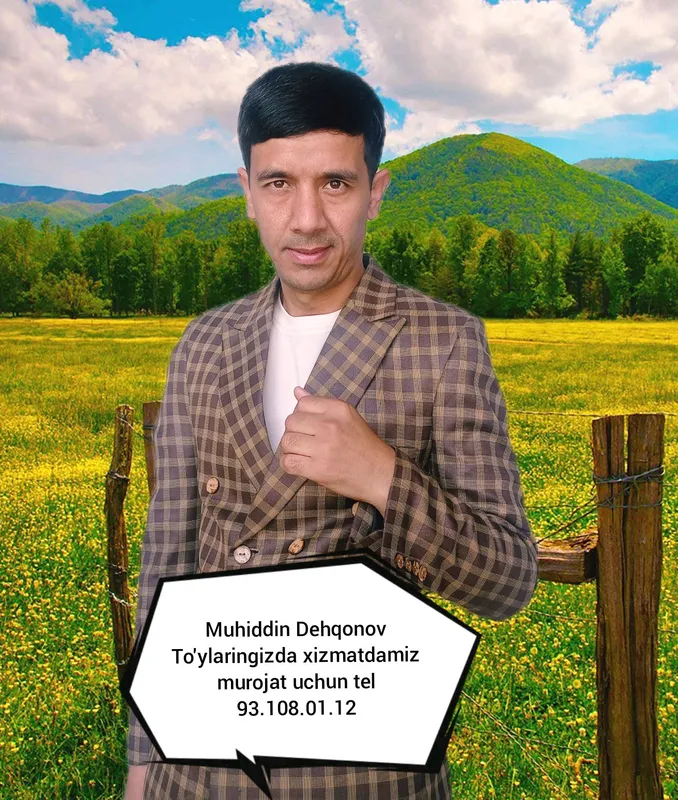 Muhiddin Dehqonov To'ylaringizda xizmatdamiz