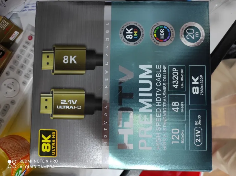Скидка!Hdmi кабель 2.1 v 8 k ultra hd / hdr / ARC ( 120 hz ) 10 M 5 Скидка!Hdmi кабель 2.1 v 8 k ultra hd / hdr / ARC ( 120 hz ) 10 M 5