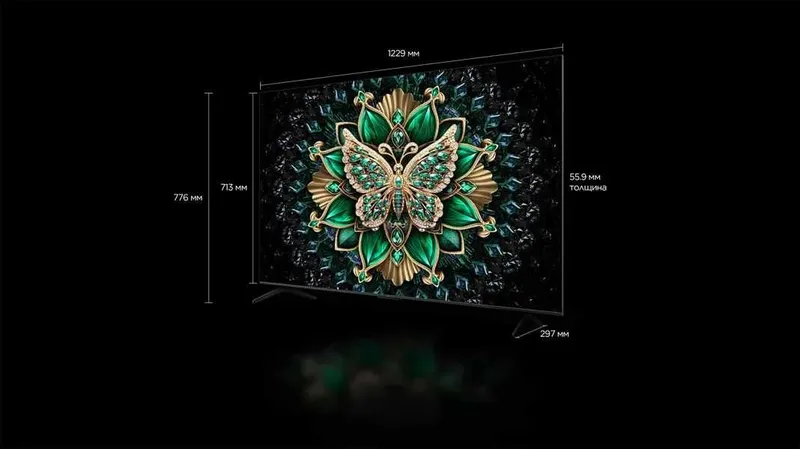 Телевизор TCL 98 C6K UHD smart, google tv, mini led 144Hz, +доставка