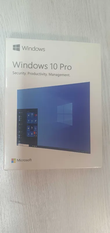 Windows 10 pro, официальный ключ в коробке