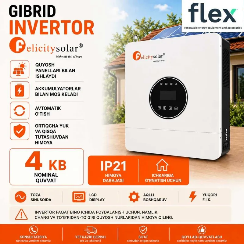 Felicity 4kw Gibrid invertor 1 Felicity 4kw Gibrid invertor 1