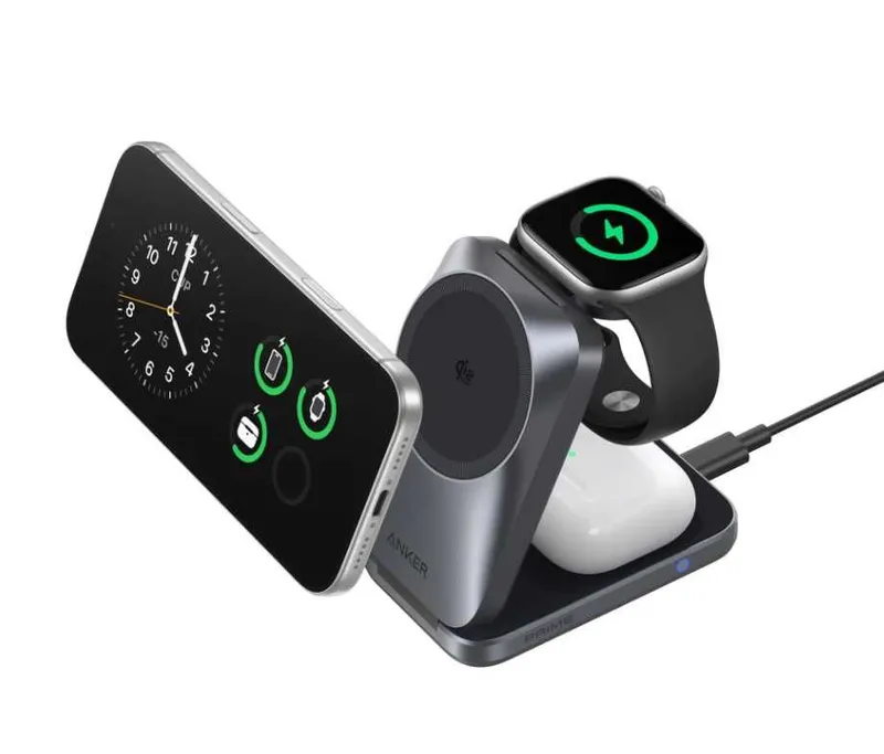 Anker Prime Wireless Charging Station ( 3in1 MagGo, Aircool, Foldable) 3