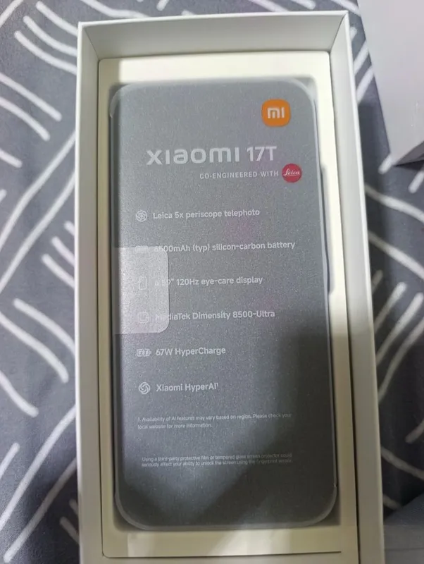 Xiaomi 17T 12/512.yengi ishlatilmagan 3 Xiaomi 17T 12/512.yengi ishlatilmagan 3