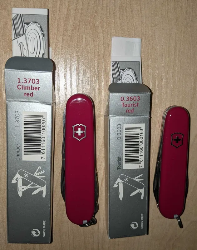 Victorinox Climber и Tourist