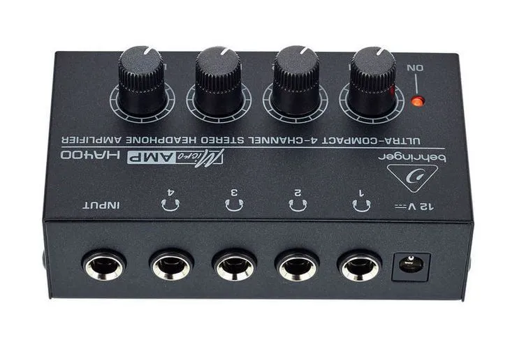 Behringer HA400 4-Channel Stereo предусилитель для наушников 4 входа Behringer HA400 4-Channel Stereo предусилитель для наушников 4 входа