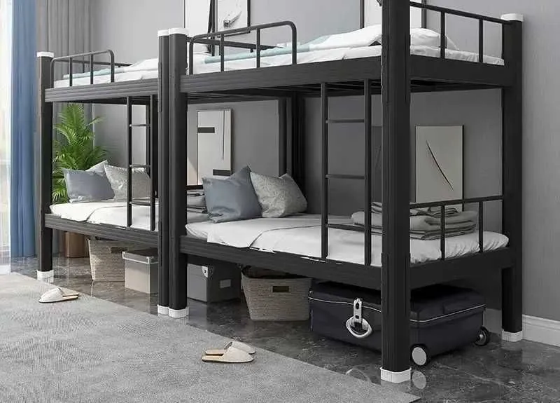 Металлическая двухъярусная кровать для дома и общежития \ optim bor — фото 2