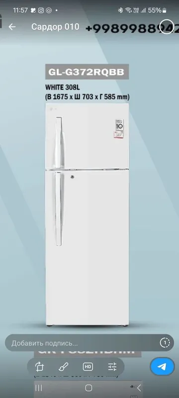LG Xolodilnik sotiladi yengide LG Xolodilnik sotiladi yengide