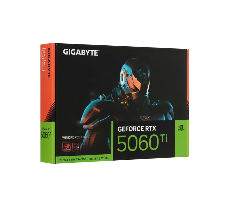 - Видеокарта Gigabyte RTX 5060 Ti WINDFORCE 8GB (GV-N506TWF2-8GD) 4