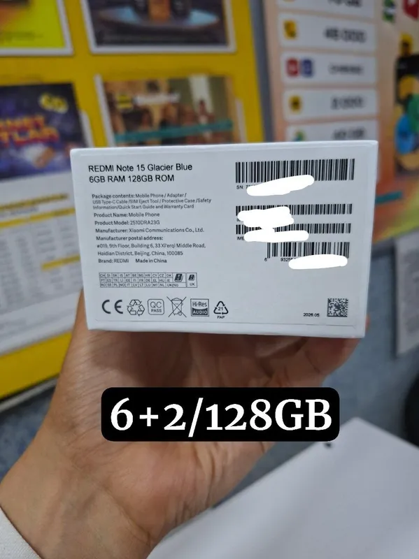 Redmi Note 15 6+2/128GB 2 Redmi Note 15 6+2/128GB 2