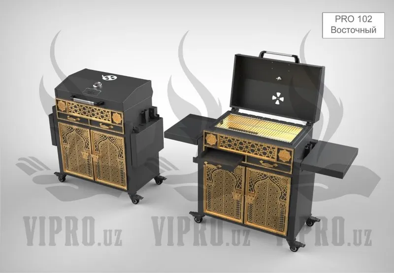 Мангал «PRO-102 Premium»,гриль,барбекю,кура,очаг 1 Мангал «PRO-102 Premium»,гриль,барбекю,кура,очаг 1