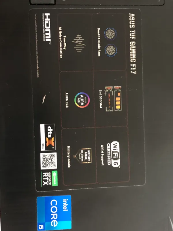 Asus tuf gaming paptop f17 — фото 7