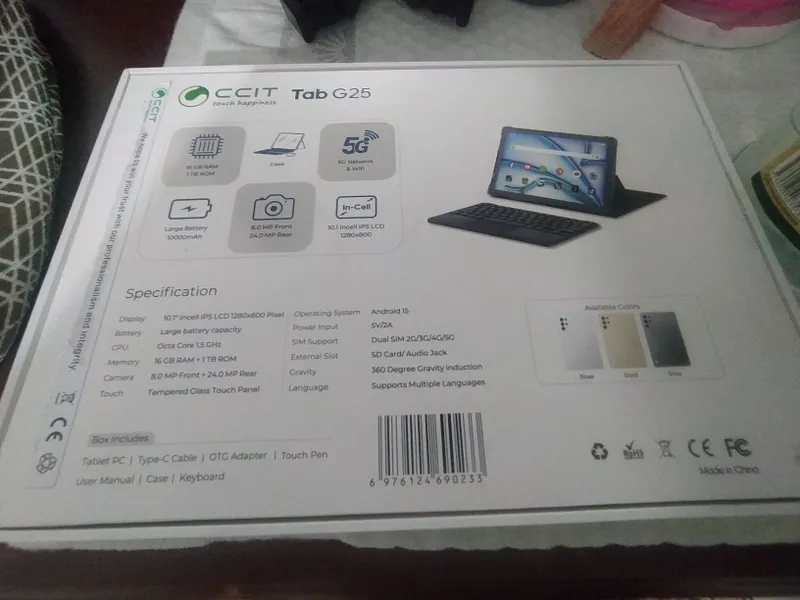 Planshet CCIT tap g25 Planshet CCIT tap g25