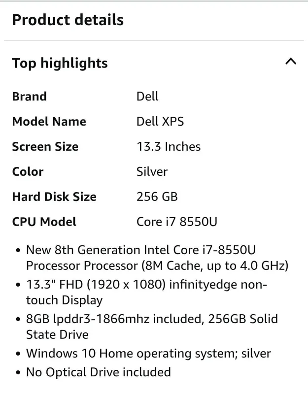 Dell xps 13 9380 i7-8565u noutbuk Amerika 100% — фото 6