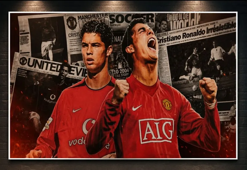Cristiano Ronaldo ,A4 Poster Cristiano Ronaldo ,A4 Poster