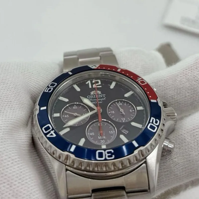 Orient mako xronografi Pepsi bezel RN-TX0201L 8 Orient mako xronografi Pepsi bezel RN-TX0201L 8