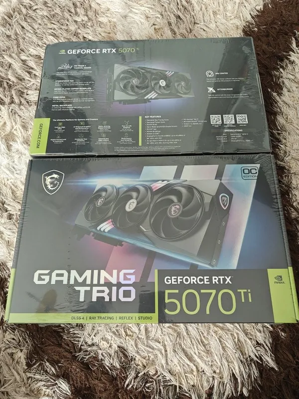 Msi Gaming Trio RTX 5070 Ti 16 Gb 256 Bit GDDR7