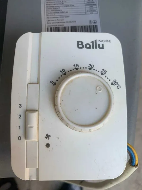 Продам Тепловентилятор водяной BALLU BHP-W2-40-S (б/у). В наличии 3шт. — фото 2
