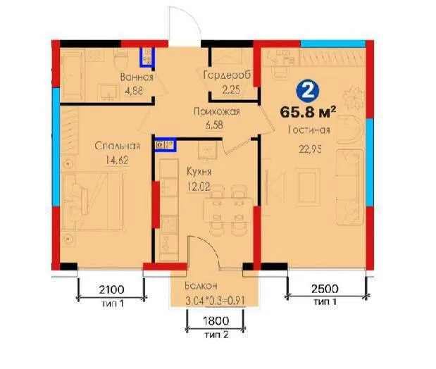 Продажа дом 65.8 м², Мирзо-Улугбекский 5