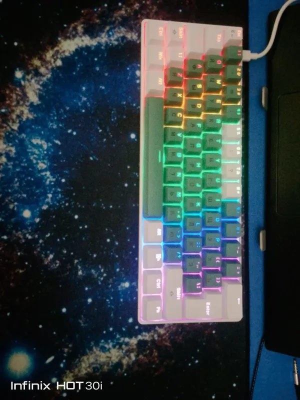 T60 Mexanik Klavaitura | RGB | USB | Yaxshi holatda 2 T60 Mexanik Klavaitura | RGB | USB | Yaxshi holatda 2