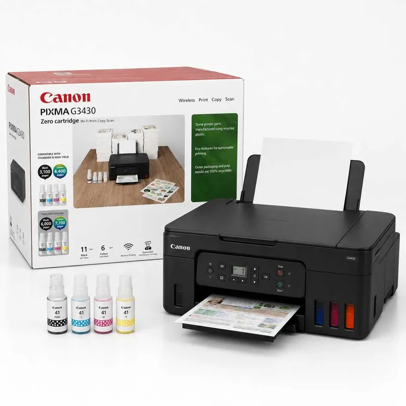 Canon PIXMA G3430 Black 3 в 1 (Принтер / Сканер / Копир) Wi-Fi Новый 1