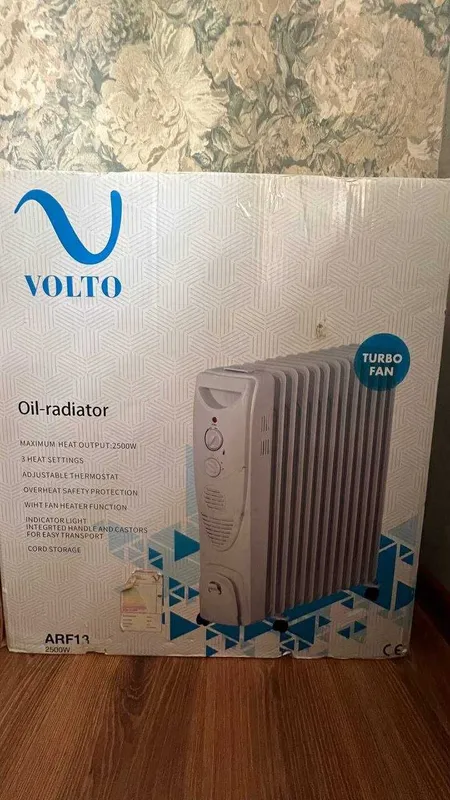 Мощный масляный обогреватель VOLTO 2500W с ТУРБО-вентилятором 4 Мощный масляный обогреватель VOLTO 2500W с ТУРБО-вентилятором 4