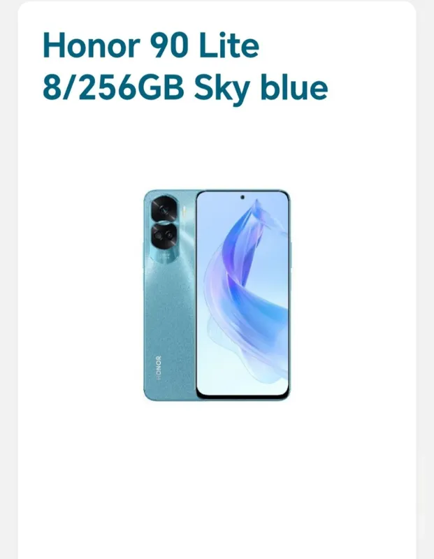 Honor 90 Lite, состояние идеальное — кто хочет купить, пишите 1 Honor 90 Lite, состояние идеальное — кто хочет купить, пишите 1