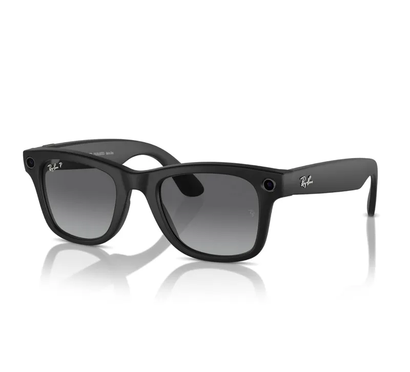 Ray-Ban Meta Wayfarer RW4006 F Matte Black / Polar Gradient Graphite